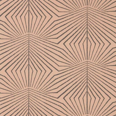 Papel pintado geométrico en color naranja Dawning HQN3112930