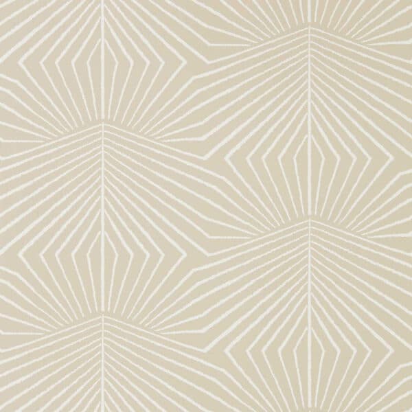 Papel pintado geométrico en color beige Dawning HQN3112931