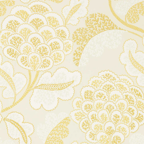 Papel pintado estampado floral beige Flourish HQN3112935