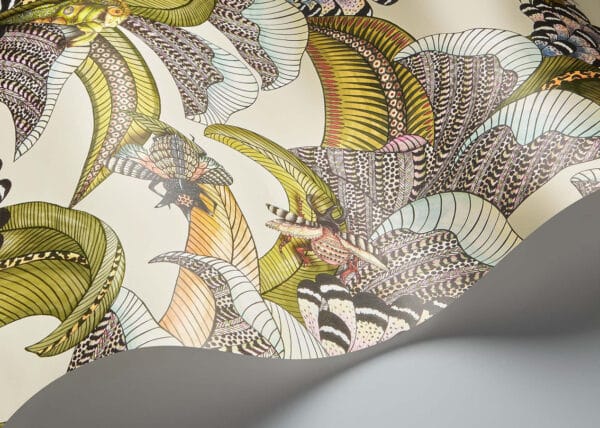 Papel pintado de estampado floral en multicolor Hoopoe Leaves 119/1001 - Imagen 3