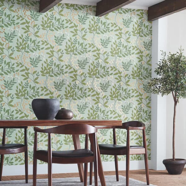 Papel pintado de estampado floral en multicolor Eden Retreat MN1841 - Imagen 12