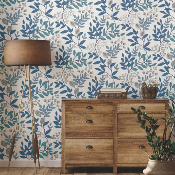 Papel pintado de estampado floral en multicolor Eden Retreat MN1841 - Imagen 9