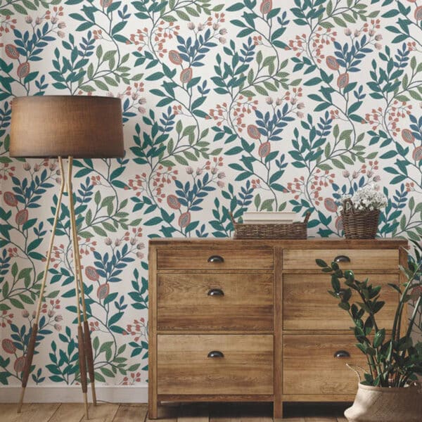 Papel pintado de estampado floral en multicolor Eden Retreat MN1841 - Imagen 7