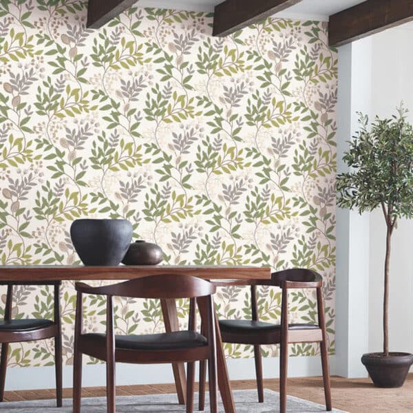 Papel pintado de estampado floral en multicolor Eden Retreat MN1841 - Imagen 6