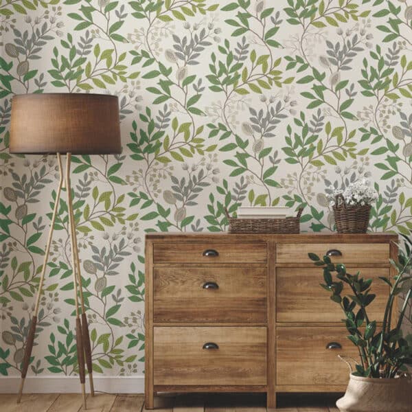 Papel pintado de estampado floral en multicolor Eden Retreat MN1841 - Imagen 5