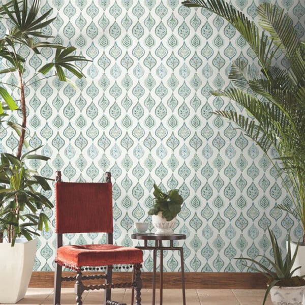 Papel pintado de medallones en multicolor Marketplace Motif MN1852 - Imagen 10