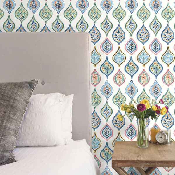 Papel pintado de medallones en multicolor Marketplace Motif MN1852 - Imagen 3