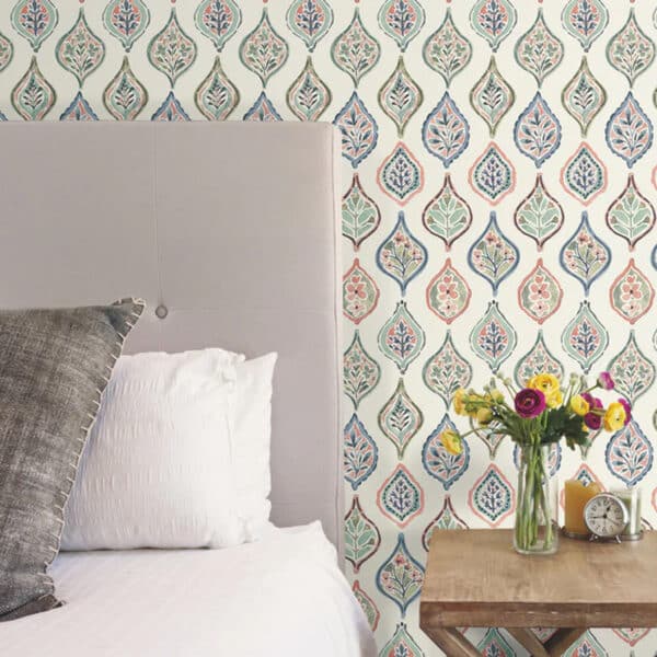 Papel pintado de medallones en multicolor Marketplace Motif MN1852 - Imagen 7