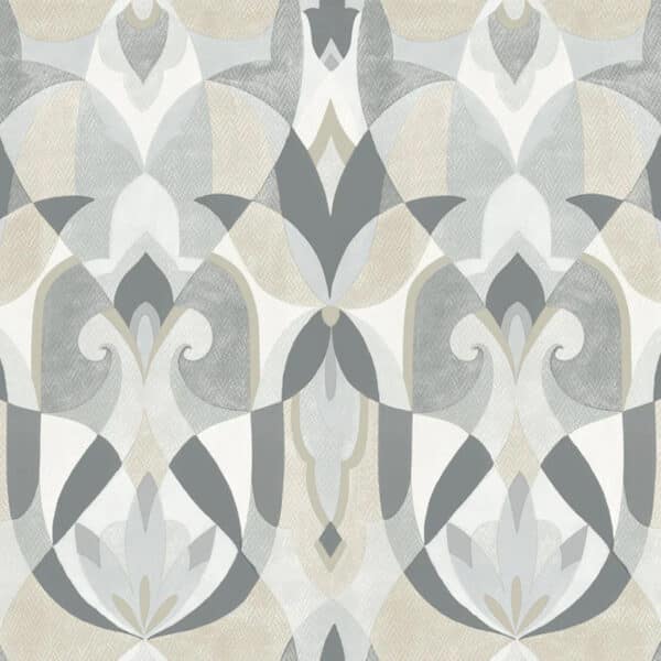 Papel pintado abstracto en tonos de grises Malta MN1924