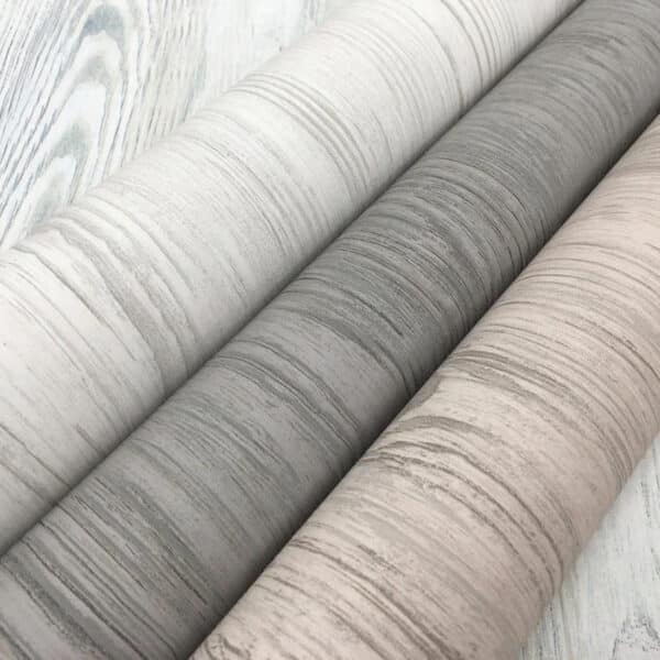Papel pintado de símil madera en color gris Rusticano MN1953 - Imagen 12
