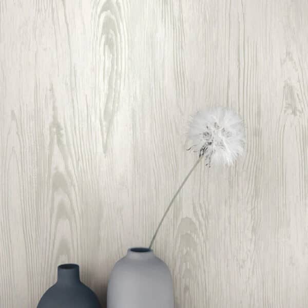 Papel pintado de símil madera en color gris Rusticano MN1953 - Imagen 9