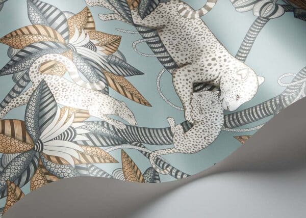 Papel pintado de animales en color azul Satara 119/3012 - Imagen 3
