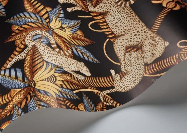 Papel pintado de animales en color negro Satara 119/3017 - Imagen 3