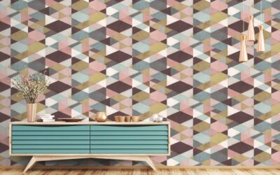 ¿Cómo decorar un salón moderno con papel pintado?