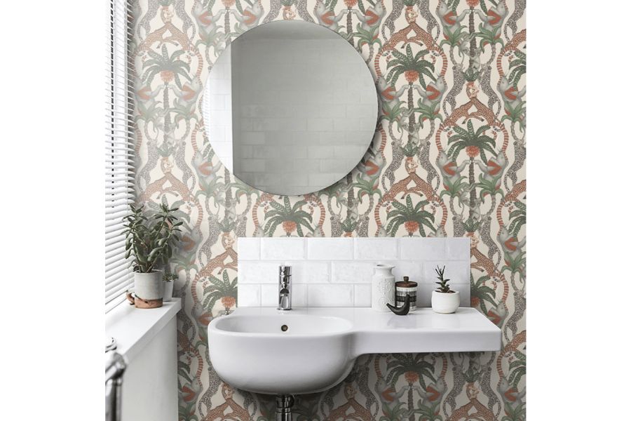 Papel pintado para el baño, consejos e ideas para acertar con esta tendencia