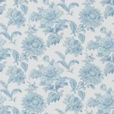 Papel pintado de flores en color azul English Garden Floral PEH0004/03