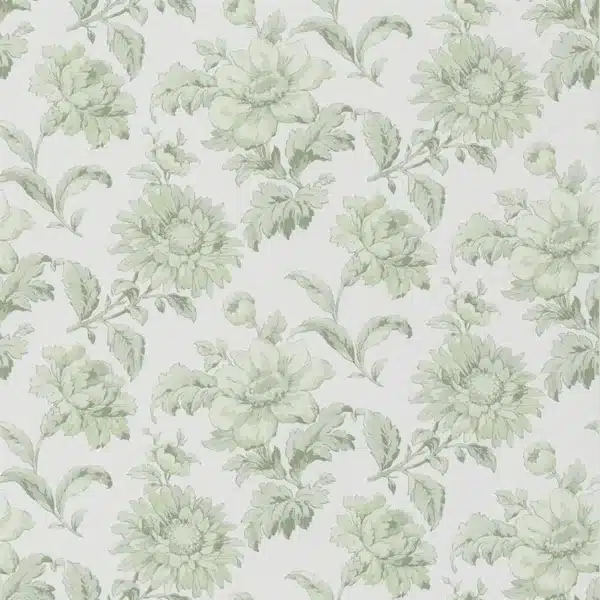 Papel pintado de flores en color verde English Garden Floral PEH0004/02