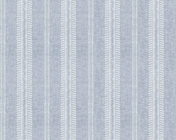 Papel pintado de rayas color azul Costura Ceruleo A00509