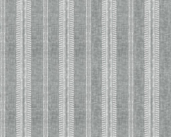 Papel pintado de rayas color gris Costura Celadón A00510