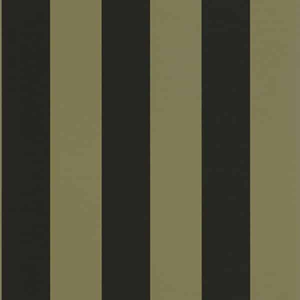 Papel pintado de rayas en color verde Wide Lines 104027390