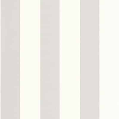 Papel pintado de rayas en color gris Wide Lines 104029001