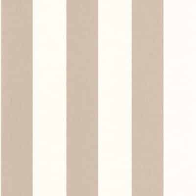 Papel pintado de rayas en color marrón Linen Lines 104042167