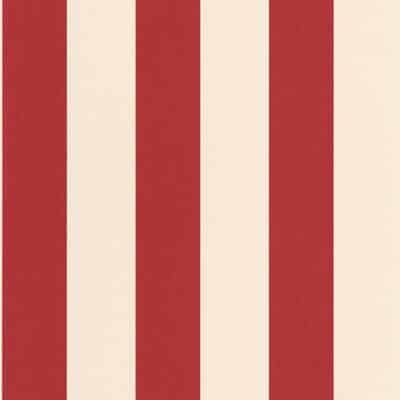Papel pintado de rayas en color rojo Linen Lines 104048088