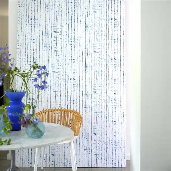 Papel pintado de rayas en color azul Shiwa PDG1159/02 - Imagen 5