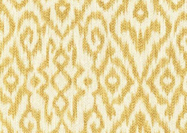 Papel pintado ikat en color amarillo Kite 6431