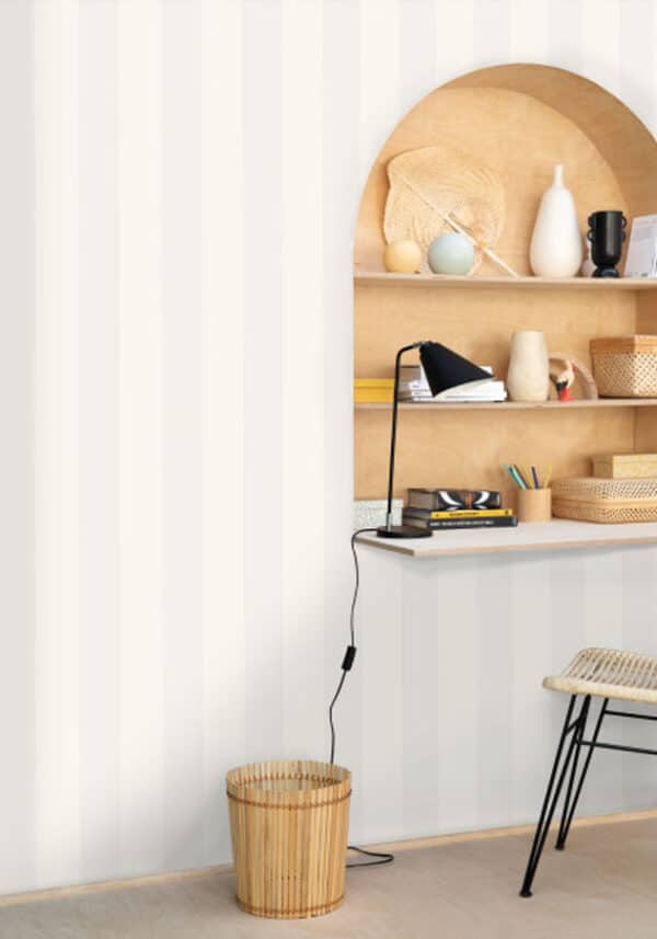 Papel pintado de rayas en color negro Wide Lines 104029329 - Imagen 11