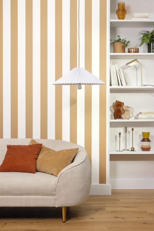 Papel pintado de rayas en color negro Wide Lines 104029329 - Imagen 5