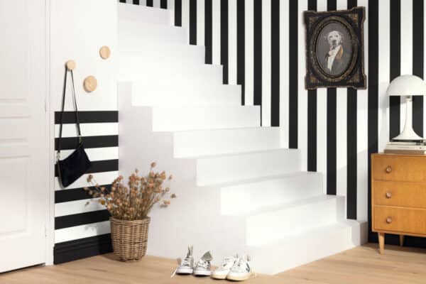 Papel pintado de rayas en color negro Wide Lines 104029329 - Imagen 16