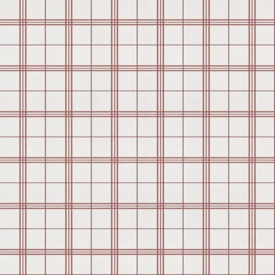 Papel pintado de cuadros en color rojo Check 7 A00758