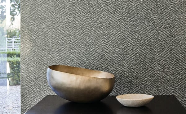 Papel pintado de zig zag en color beige Kali Wallcovering W435/01 - Imagen 4
