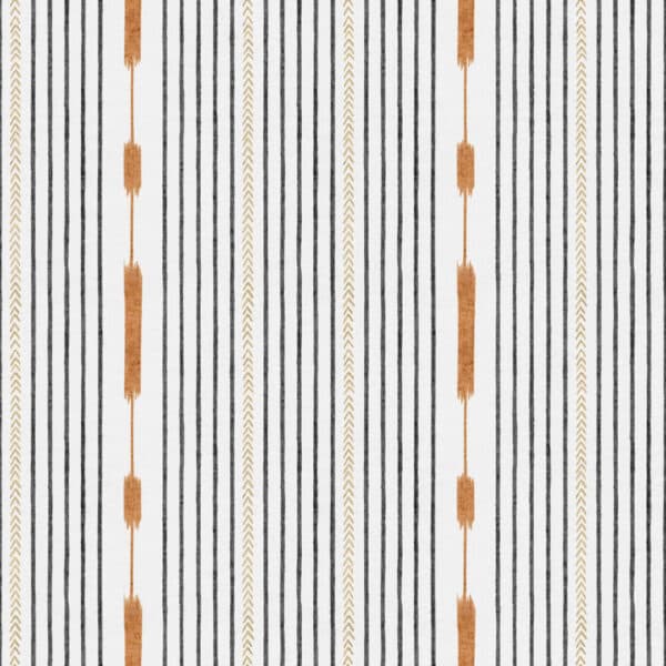 Papel pintado de rayas en color negro Huipil A00819