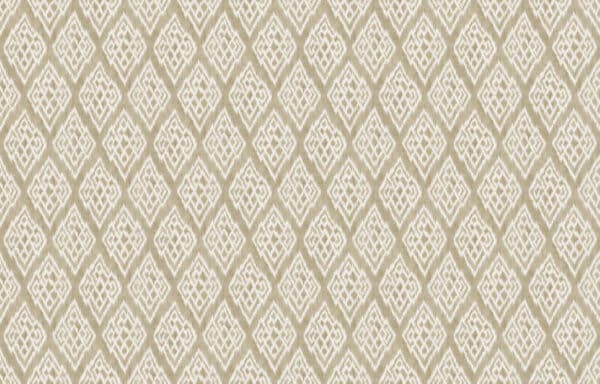 Papel pintado de rombos en color beige Kasuri A00840