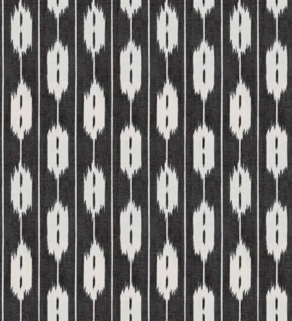 Papel pintado de rayas en color negro Llengües A00829