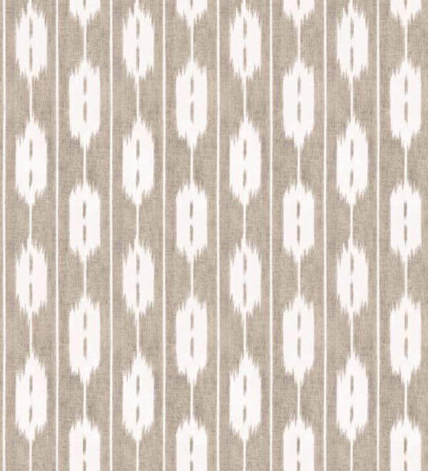 Papel pintado de rayas en color beige Llengües A00828
