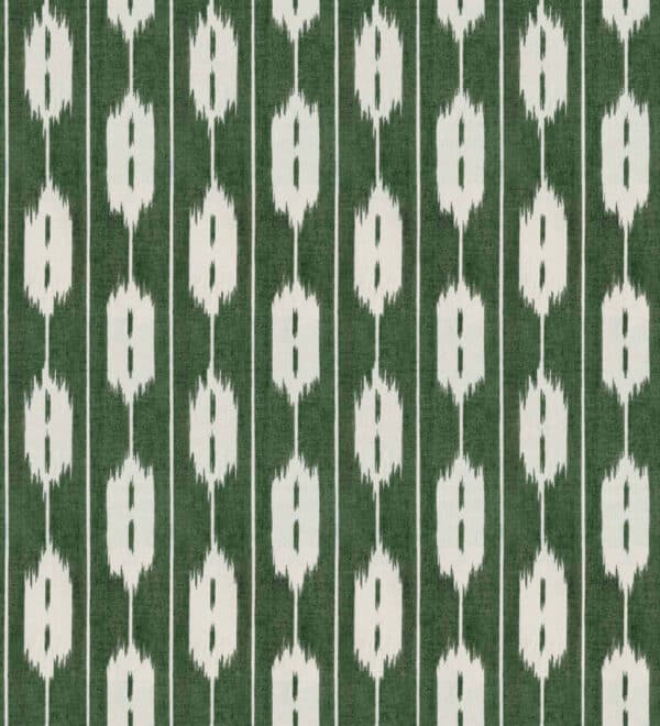 Papel pintado de rayas en color verde Llengües A00826