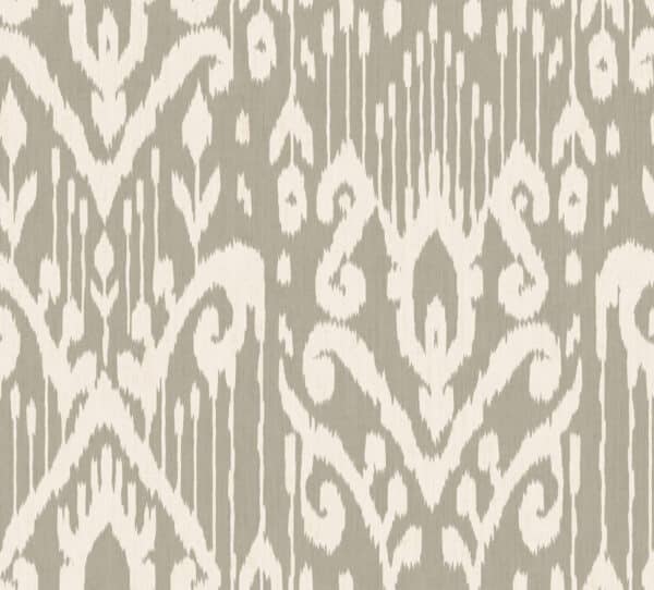 Papel pintado de thai ikat en color gris Padmasalis A00804