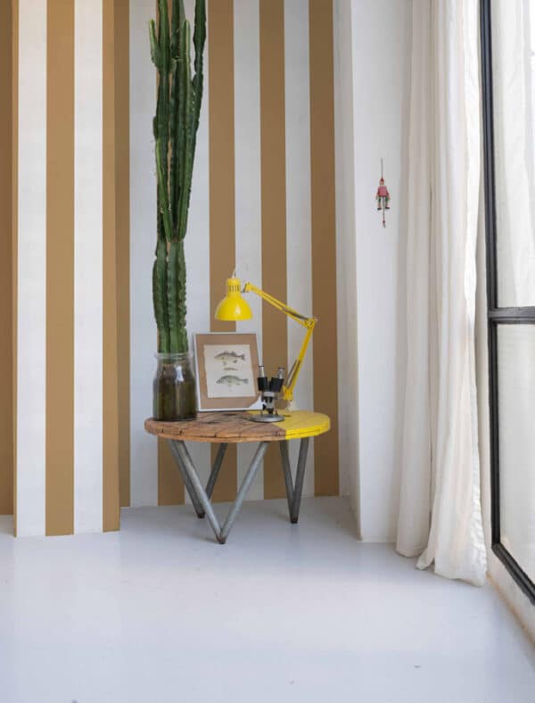 Papel pintado de rayas en color gris Stripe 8 A00741 - Imagen 10