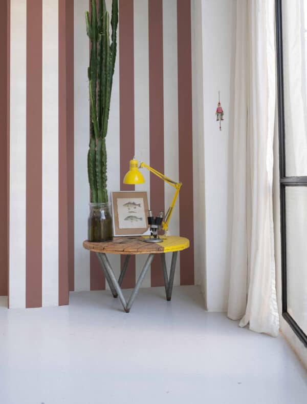 Papel pintado de rayas en color gris Stripe 8 A00741 - Imagen 8
