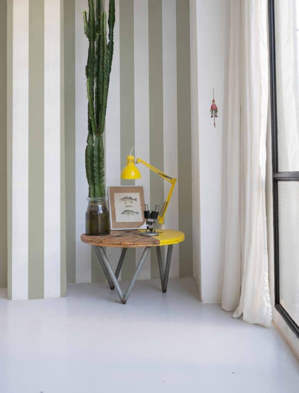 Papel pintado de rayas en color gris Stripe 8 A00741 - Imagen 7