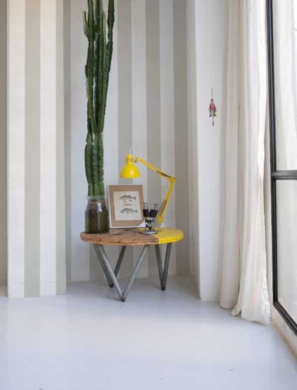 Papel pintado de rayas en color gris Stripe 8 A00741 - Imagen 3