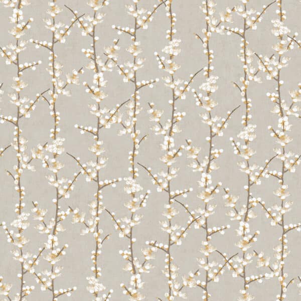Papel pintado rameado color gris Hana 1904-2