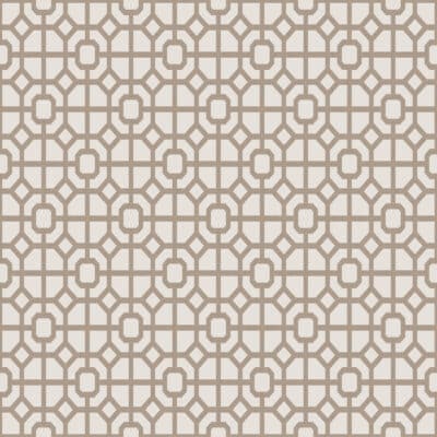 Papel pintado geométrico trellis color beige Hana 1908-4
