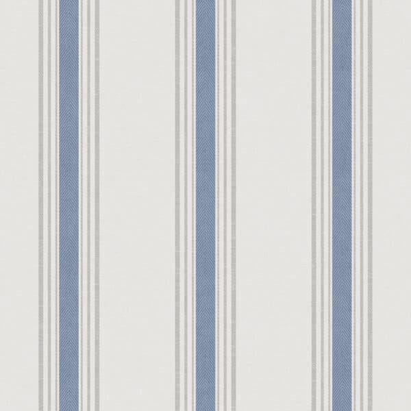 Papel pintado de rayas color azul Hana 1909-2