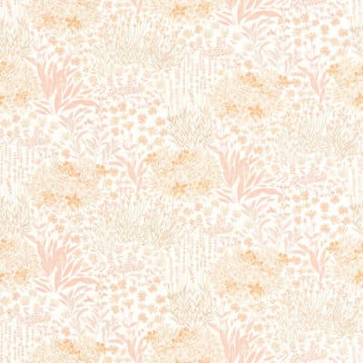 Papel pintado floral estampado color rosa Flowered Grove 88304419