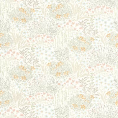 Papel pintado floral estampado color verde Flowered Grove 88307403