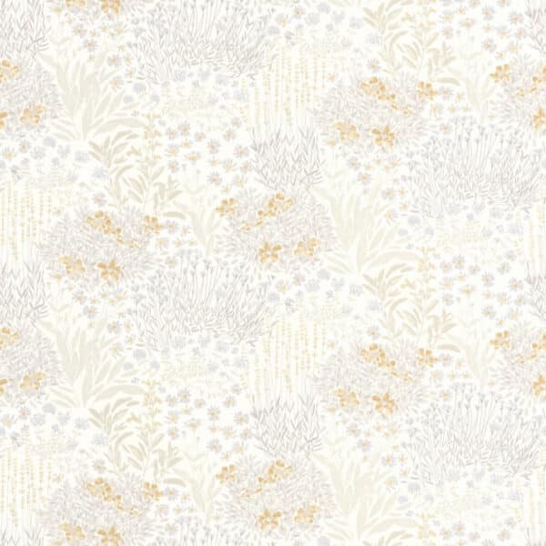 Papel pintado floral estampado color natural Flowered Grove 88309102